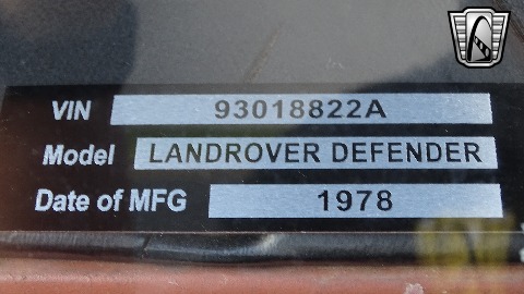 1978 Land Rover Defender image 107