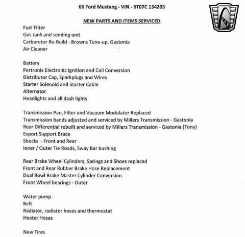 1966 Ford Mustang image 124