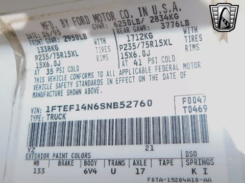 1995 Ford F150 image 88