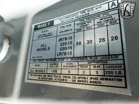 1978 Lincoln Mark V image 108