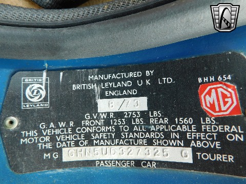 1973 MG MGB image 129