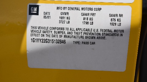 2001 Chevrolet Corvette image 39