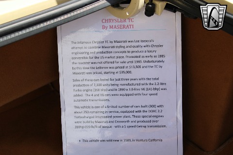 1989 Chrysler TC image 81