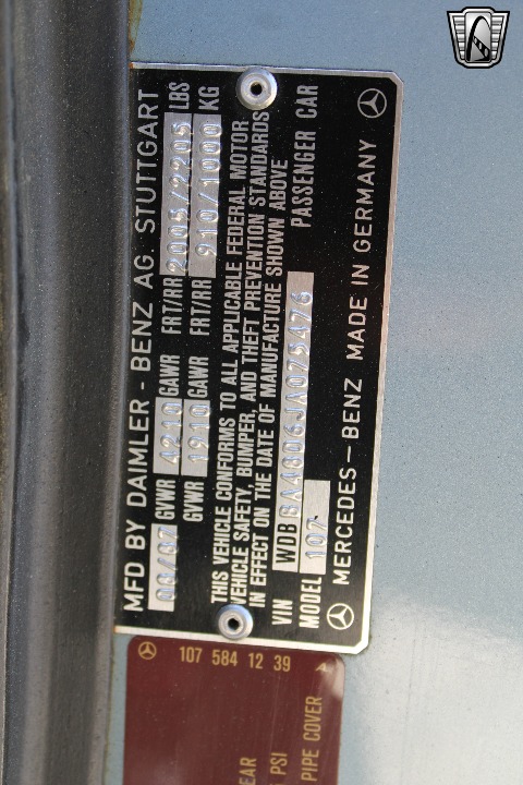 1988 Mercedes-Benz 560SL image 93