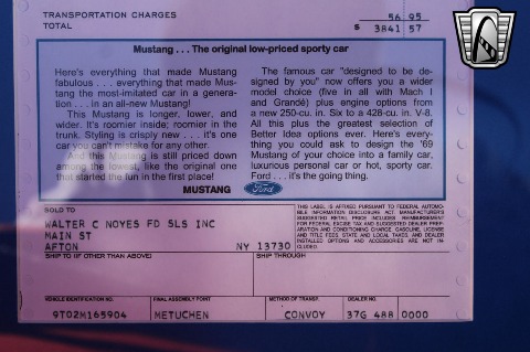 1969 Ford Mustang image 101