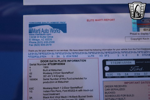 1969 Ford Mustang image 103