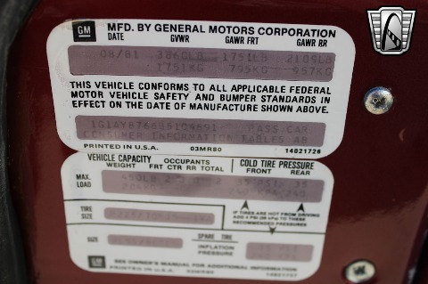 1981 Chevrolet Corvette image 49