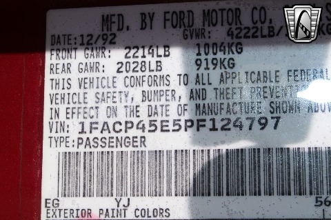 1993 Ford Mustang image 149