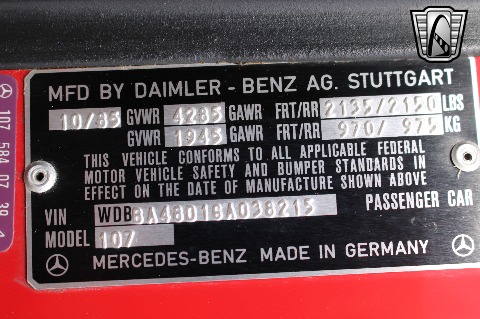 1986 Mercedes-Benz 560SL image 151