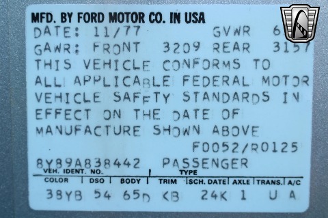 1978 Lincoln Continental image 157