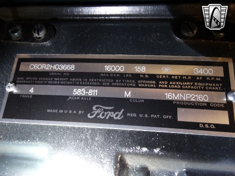 1952 Ford F6 image 146