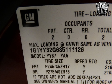 2003 Chevrolet Corvette image 87