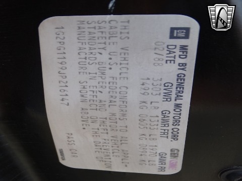 1988 Pontiac Fiero image 92