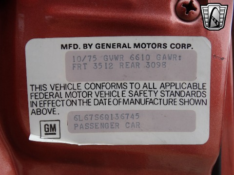 1976 Cadillac Eldorado image 105