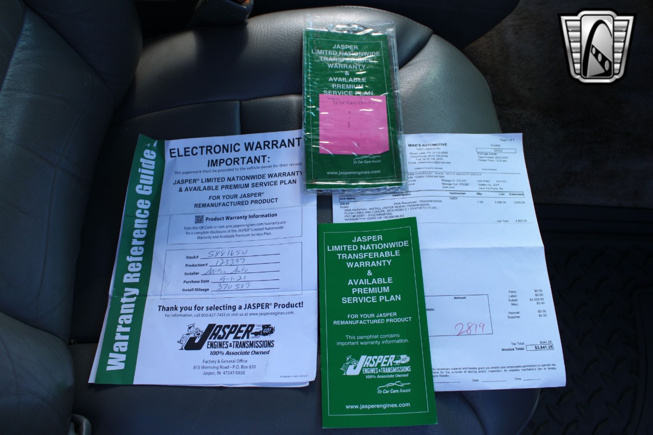 1999 Chevrolet Tahoe 9