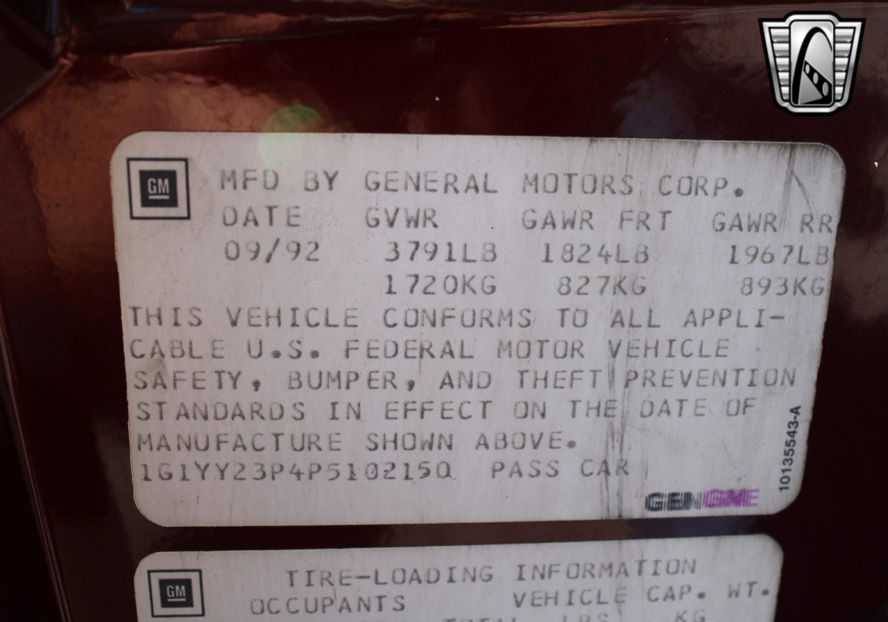 1993 Chevrolet Corvette 66