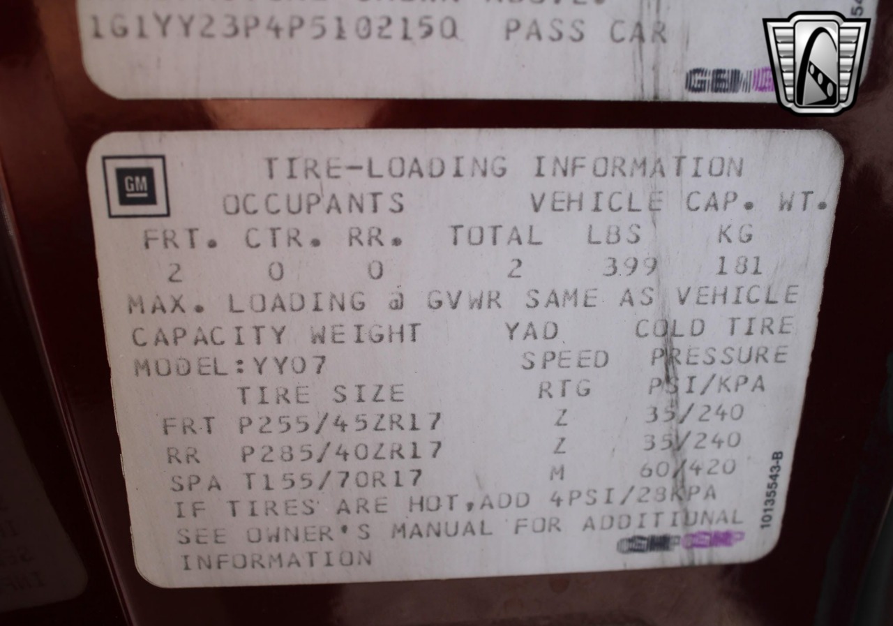 1993 Chevrolet Corvette 67