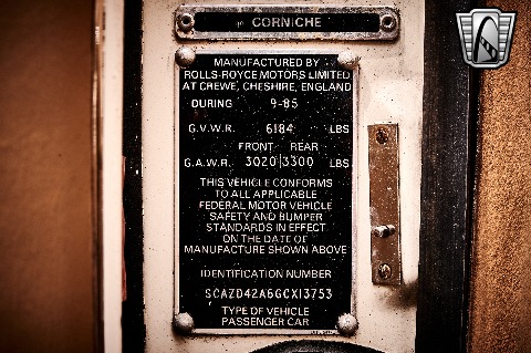 1986 Rolls Royce Corniche image 155