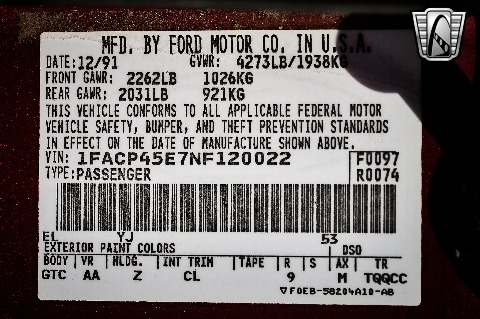 1992 Ford Mustang image 148